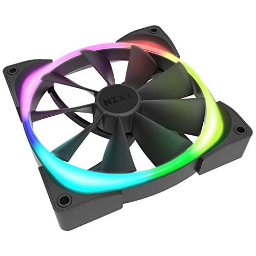 NZXT Aer RGB 140mm Black PWM Addressable RGB 71.6 CFM 3-Pack image