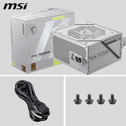 MSI MAG A650BNL Black ATX 650W Non-Modular 80+ Bronze Certified image