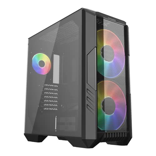 Cooler Master HAF 500 ATX Mid Tower Black Tempered Glass Side Panel image