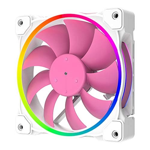 ID-COOLING ZF 120mm Pink / White Addressable RGB PWM 55.2 CFM 1-Pack main image