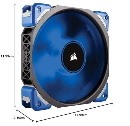 Corsair ML120 Pro LED, Blue, 120mm Premium Magnetic Levitation Cooling Fan image