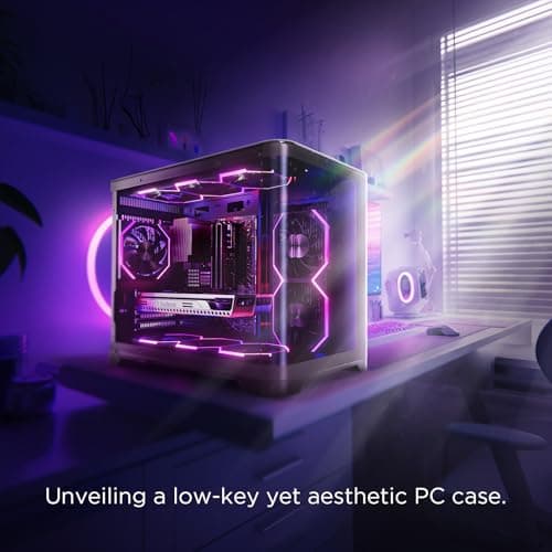 Asiahorse Nyota A14 140mm PC Case Fan – High-Efficiency Cooling Reverse Blade Black image