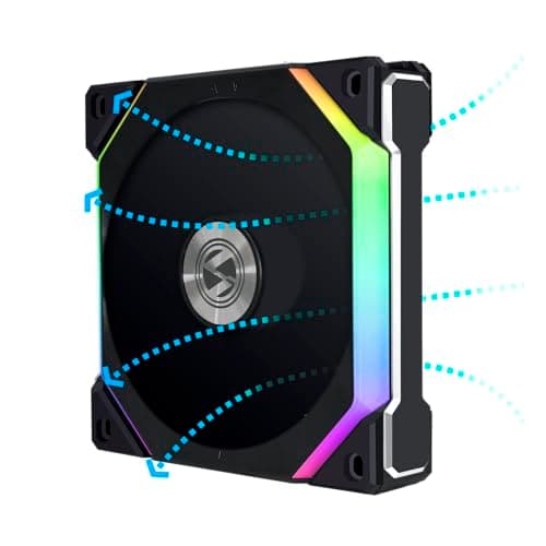 Lian Li UNI FAN SL V2 120mm Black Reverse Addressable RGB PWM 1-Pack main image