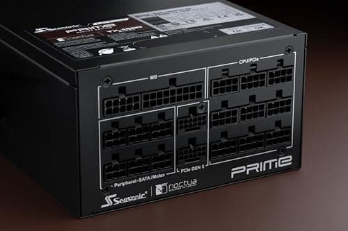 SeaSonic PRIME TX-1600 Noctua Edition Brown / Black 1600W Fully Modular 80+ Titanium Certified image