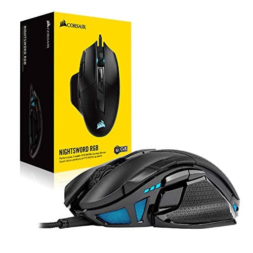 Corsair NIGHTSWORD RGB Wired Optical Mouse image