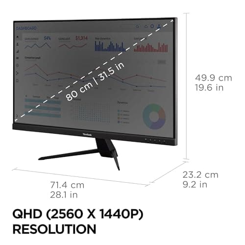 ViewSonic VX3267U-2K 31.5" 1440p 75Hz IPS Monitor image