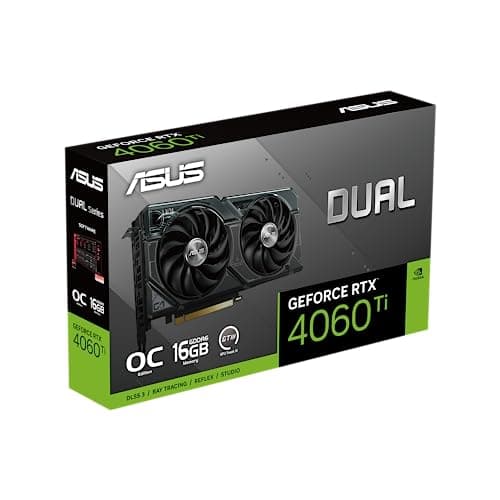 Asus DUAL OC GeForce RTX 4060 Ti 16GB GDDR6 Black image