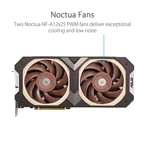 Asus Noctua OC GeForce RTX 3070 LHR 8GB GDDR6 Brown / Black image