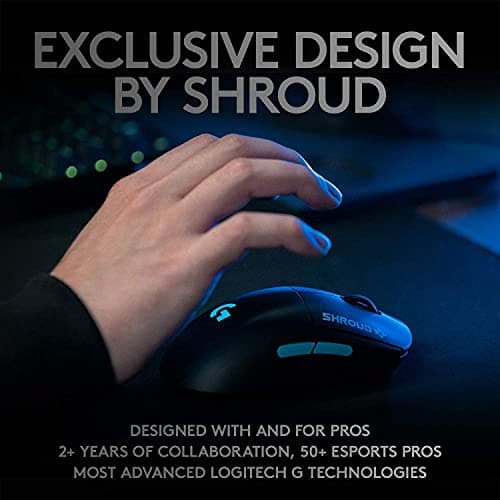 Logitech G Pro Shroud Wireless/Wired Optical Gaming Mouse image