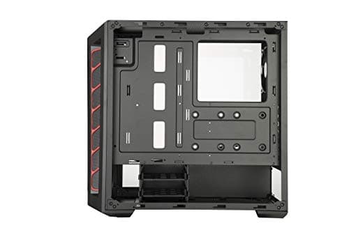 Cooler Master MasterBox MB511 ATX Mid Tower Black / Red with Acrylic Side Panel and USB 3.2 Gen 1 Type-A image