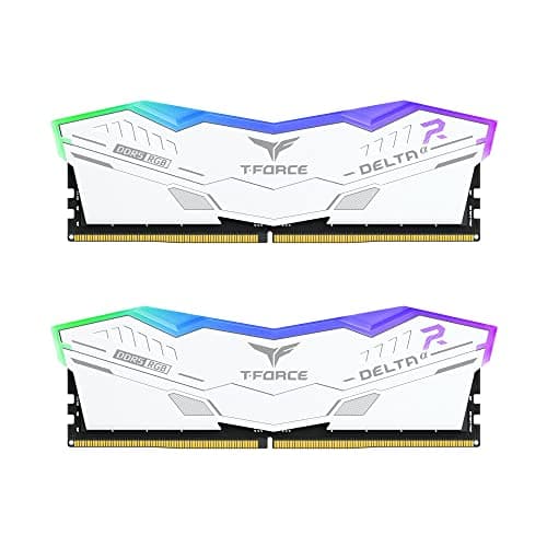 TEAMGROUP T-Force Delta RGB White DDR5-6000 CL38 64GB (2x32GB) image