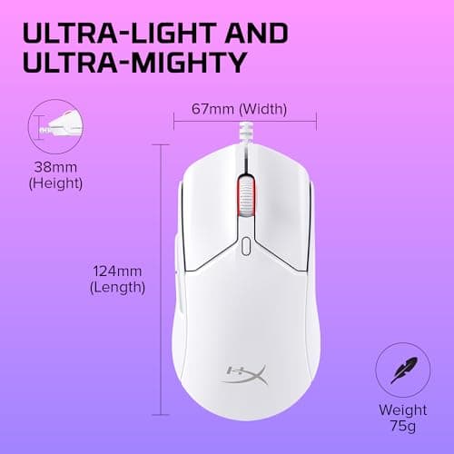 HP HyperX Pulsefire Haste 2 Optical Wired Gaming Mouse image