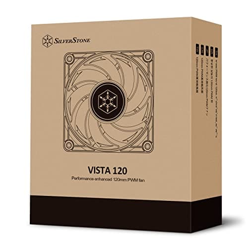 Silverstone VISTA 120mm Black PWM 66 CFM 1-Pack image