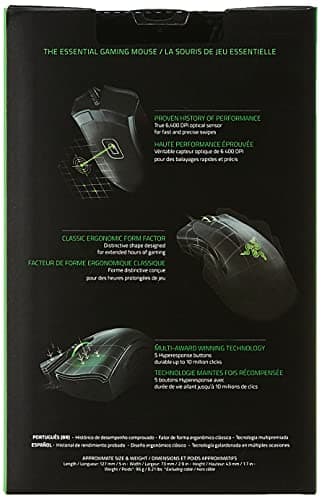 Razer Death Adder Essential - Right-Handed Gaming Mouse (RZ01-02540100-R3U1) (Renewed) image