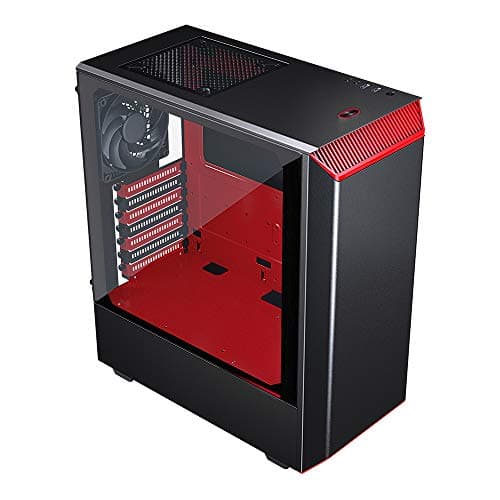 Phanteks Eclipse P300 ATX Mid Tower Black with Tinted Tempered Glass Side Panel and USB 3.2 Gen 1 Type-A Front Panel image