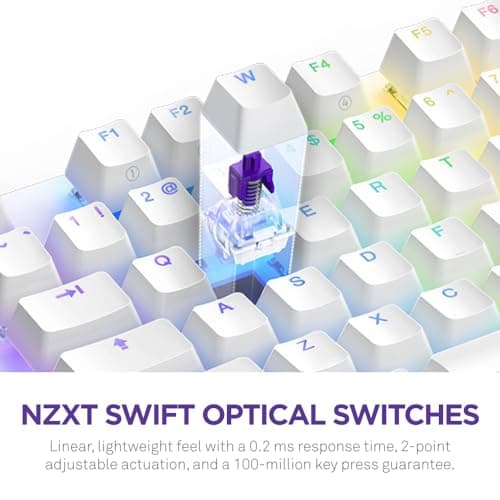 NZXT Function 2 RGB Wired/Wired Gaming Keyboard image
