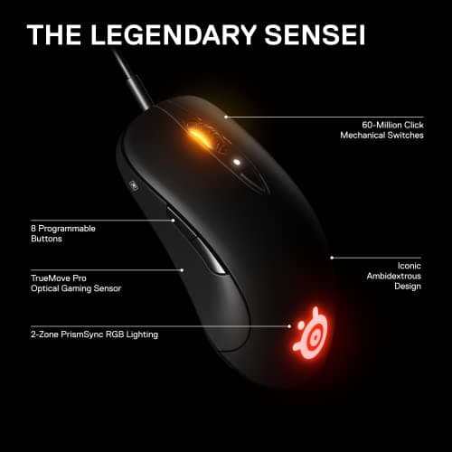 SteelSeries Sensei Ten Wired Optical Gaming Mouse image