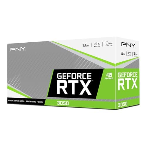 PNY VERTO GeForce RTX 3050 8GB GDDR6 Black image
