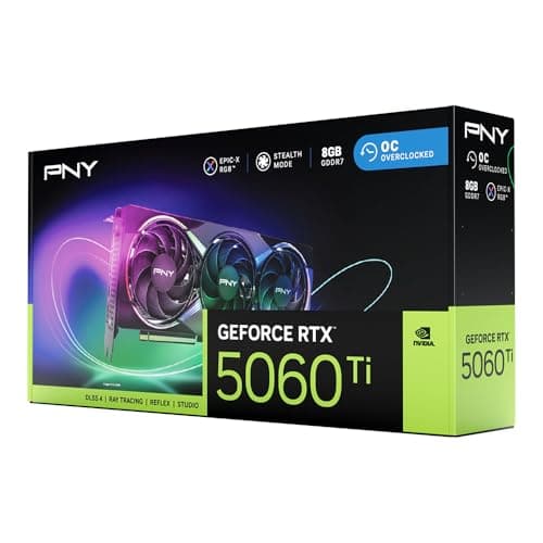 PNY EPIC-X RGB OC GeForce RTX 5060 Ti 8GB GDDR7 image