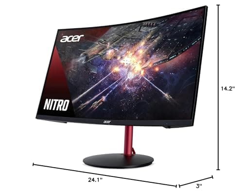 Acer Nitro XZ272U Pbmiiphx 27" 1440p 165Hz VA Curved Monitor image