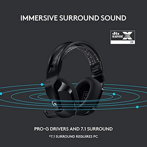 Logitech G733 Lightspeed Wireless Gaming Headset - Black image
