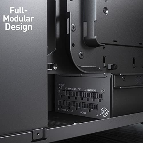 MSI MPG A1000G Fully Modular ATX Power Supply - 1000 Watts ATX 3.1 - Black image