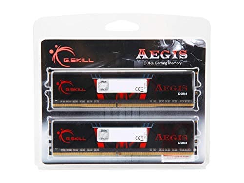 G.Skill Aegis Black / Red DDR4-2666 CL19 32GB (2x16GB) image
