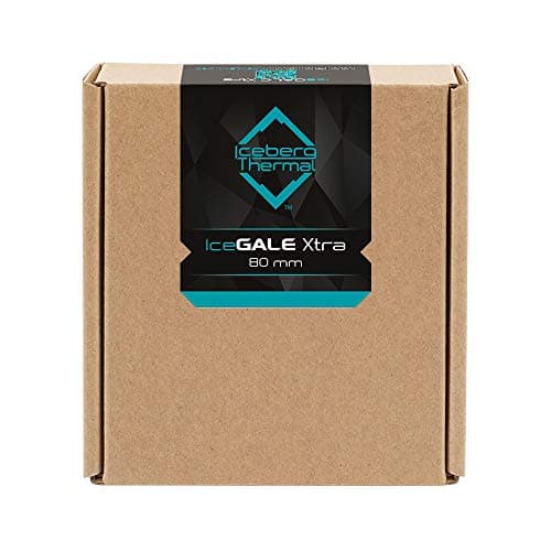 Iceberg Thermal IceGALE Xtra 80mm Teal / White 37 CFM PWM 1-Pack image