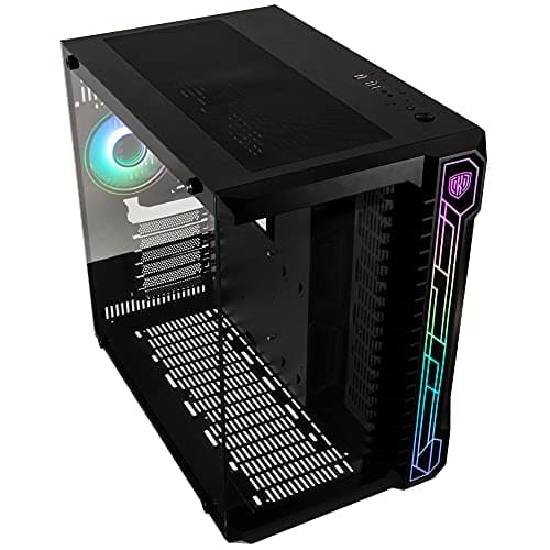KOLINK UNITY CODE X ATX Mid Tower Black with Tempered Glass Side Panel and USB 3.2 Gen 1 Type-A, USB 2.0 Type-A Front Panel image