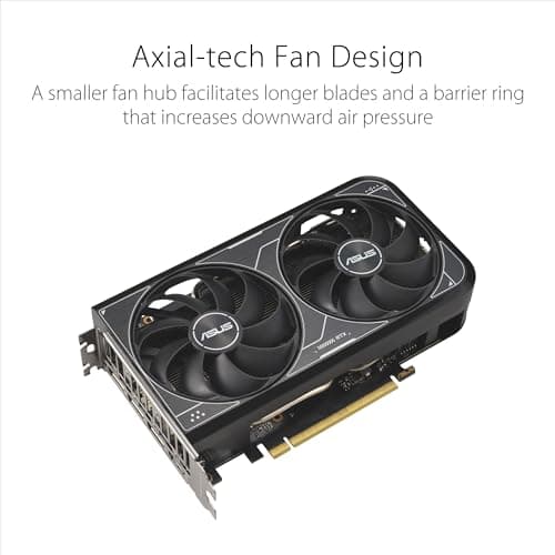 Asus DUAL OC V2 GeForce RTX 4060 8GB GDDR6 Black image