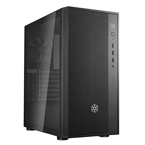 Silverstone FARA R1 PRO V2 ATX Mid Tower Black with Tempered Glass Side Panel and USB 3.2 Gen 1 Type-A, USB 2.0 Type-A main image