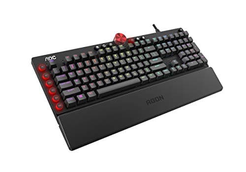 AOC AGK700 RGB Wired Cherry MX Red Gaming Keyboard image