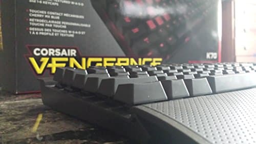 Corsair K70 Wired Cherry MX Blue Mechanical Gaming Keyboard image