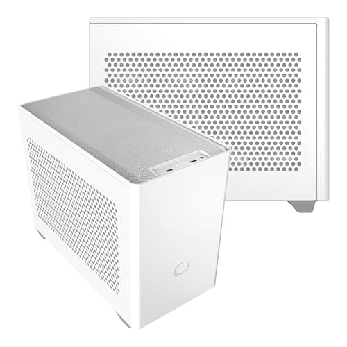 Cooler Master MasterBox NR200 Mini-ITX Desktop White / Black with Front Panel USB 3.2 Gen 1 Type-A image