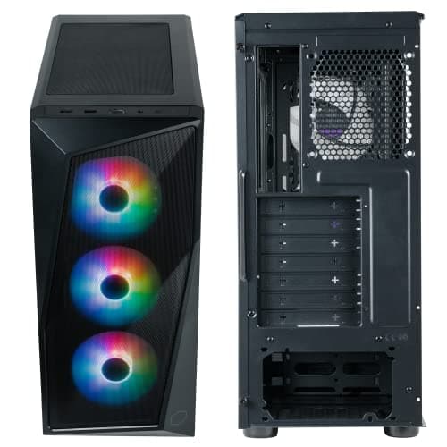 Cooler Master CMP 520 ATX Mid Tower Black Tempered Glass image