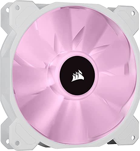 Corsair iCUE SP140 RGB Elite 140mm White RGB PWM 68.11 CFM 2-Pack image