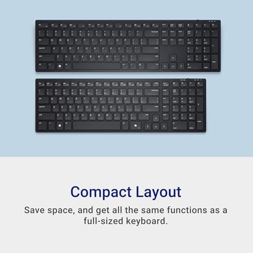 Dell KM5221W Wired/Wireless Standard Keyboard With Optical Mouse image