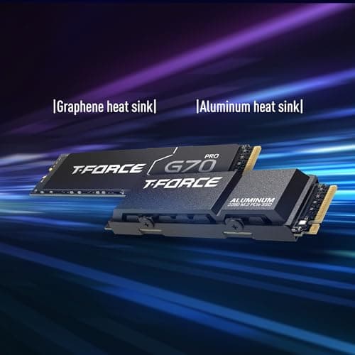TEAMGROUP T-FORCE G70 PRO Graphene 2TB SSD M.2 PCIe 4.0 NVMe image
