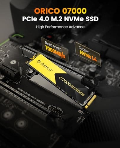 Orico O7000 512GB SSD M.2 PCIe 4.0 NVMe image