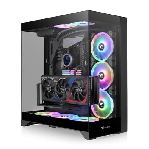 Thermaltake CTE E550 ATX Mid Tower Black with Tempered Glass Side Panel and USB 3.2 Gen 2 Type-C USB 3.2 Gen 1 Type-A image