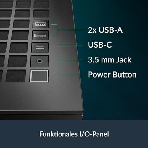 ARCTIC Xtender ATX Mid Tower Black with Tinted Tempered Glass Side Panel and USB 3.2 Gen 2 Type-C USB 3.2 Gen 1 Type-A image