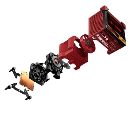 Asus ROG RYUJIN III Water 360mm ARGB EVA-02 EDITION 70.07 CFM Red / Black image