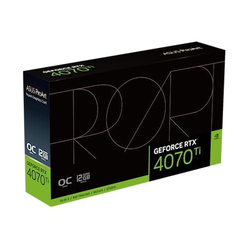 Asus ProArt OC GeForce RTX 4070 Ti 12GB GDDR6X Black / Gold image
