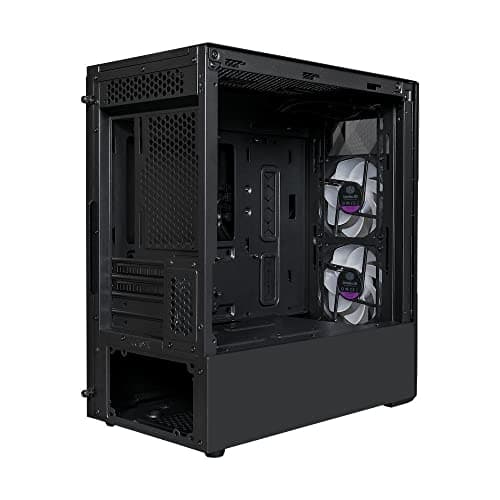 Cooler Master TD300 Mesh Micro ATX Mini Tower White / Black Tempered Glass, USB 3.2 Gen 1 Type-A image