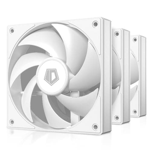 ID-COOLING AF-125 120mm White 78.25 CFM PWM 3-Pack main image
