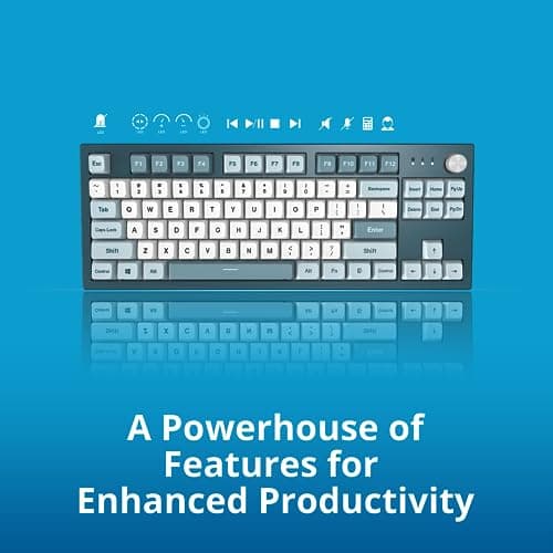 Montech MKey RGB Wired Gateron G Pro 2.0 Brown Mechanical Gaming Keyboard image