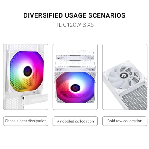 Thermalright TL-C12CW-S 120mm White ARGB PWM 5-Pack image
