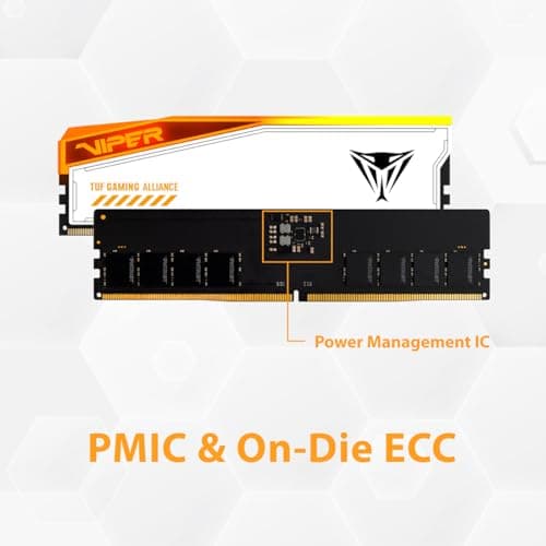 Patriot Viper Elite 5 RGB TUF GAMING ALLIANCE White DDR5-6000 CL36 32GB (2x16GB) image