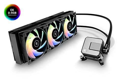 EK AIO Elite Water 360mm D-RGB 66.04 CFM Black image