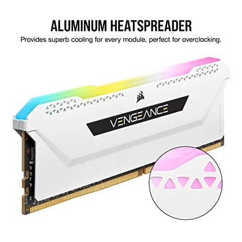 Corsair Vengeance RGB Pro SL White / Black DDR4-3200 CL16 32GB (4x8GB) image